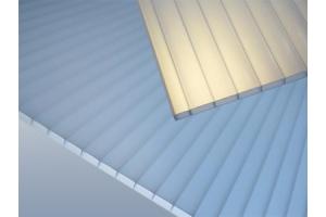 Stegplatten Plexiglas® Heatstop Cool Blue 16/64 weiss WZ030 No D